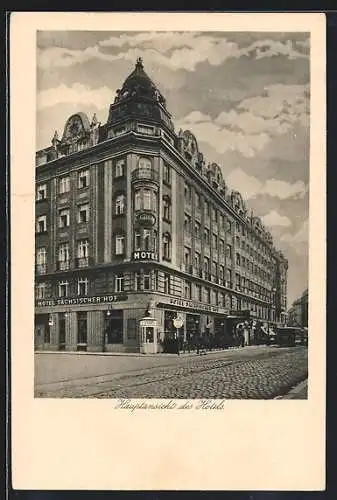 AK Wien, Hotel Sächsischer Hof, Taborstrasse 46a