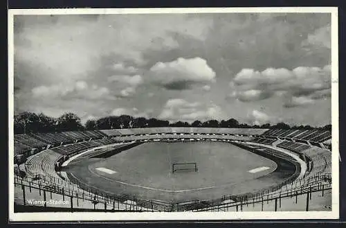 AK Wien, Wiener Stadion von der Tribüne aus