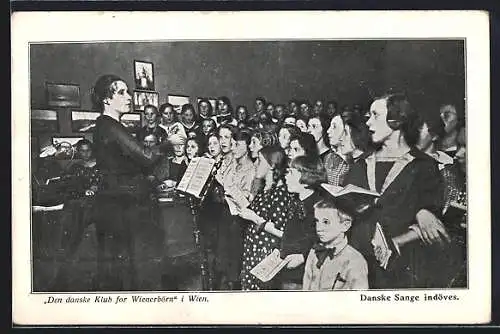 AK Wien, Danske Klub for Wienerbörn, Augarten Josefstöckl, Danske Sange indöves