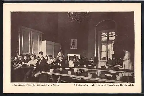 AK Wien, den Danske Klub for Wienerbörn, Augarten Josefstöckl, Spisesalen
