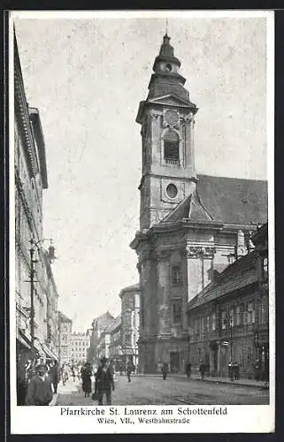 AK Wien, Pfarrkirche St. Laurenz am Schottenfeld