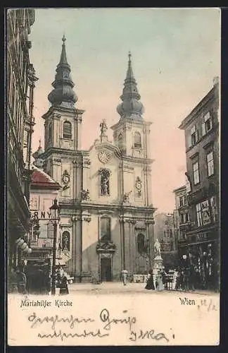 AK Wien, An der Mariahilfer Kirche