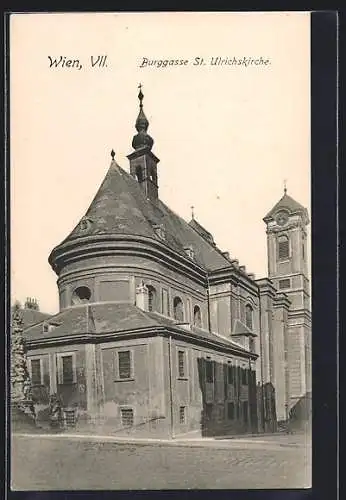 AK Wien, St. Ulrichskirche in der Burggasse