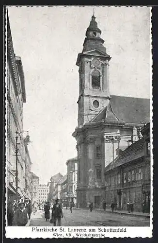 AK Wien, Pfarrkirche St. Laurenz am Schottenfeld