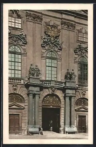 AK Alt-Wien, Palais der ungarischen Leibgarde, Portal