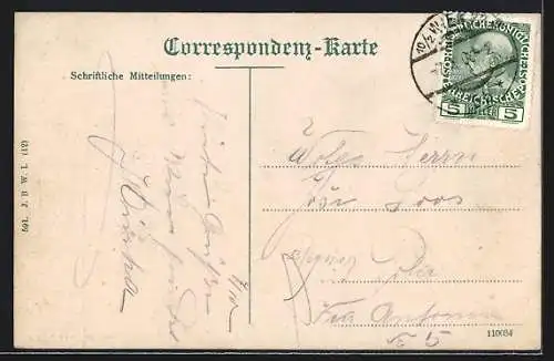 AK Wien, Karlsplatz mit Denkmal