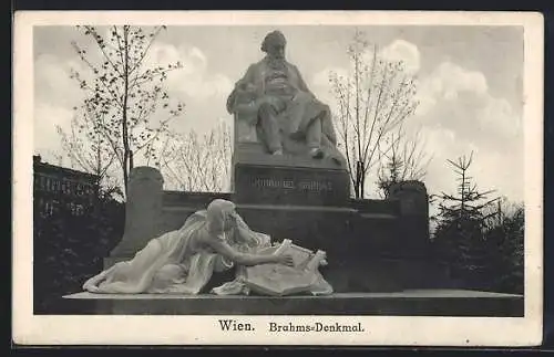 AK Wien, Brahms-Denkmal