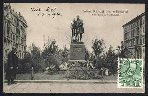 AK Wien, Raphael Donner-Denkmal