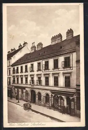 AK Wien IV, an Schuberts Sterbehaus