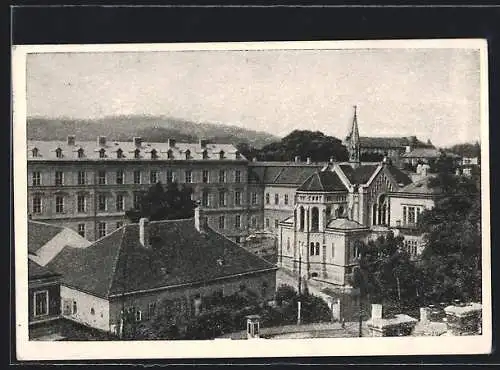 AK Wien, Exerzitienhaus in der Lainzer Strasse 138 und Kirche