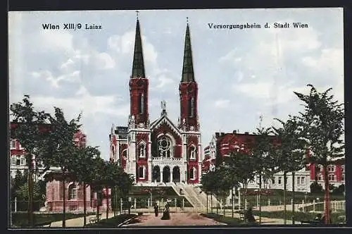 AK Wien, Lainz, Versorgungsheim mit Kirche