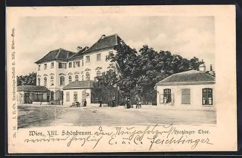 AK Wien, Schönbrunn, Hietzinger Tor