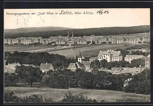 AK Wien, Lainz, Versorgungsheim mit Kirche