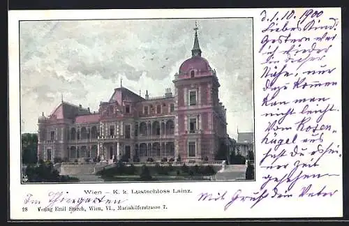 AK Wien, Lustschloss Lainz