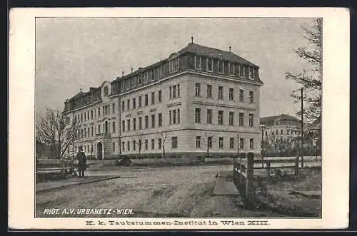 AK Wien, K. k. Taubstummen-Institut