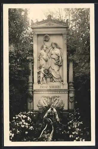AK Wien, Ehrengrab Franz Schuberts am Zentralfriedhof