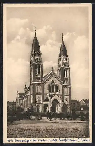 AK Wien, Pfarrkirche zur unbefleckten Empfängnis Maria