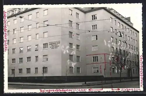 AK Wien, Wohnhausanlage der Gemeinde in der Reinprechtsdorferstrasse