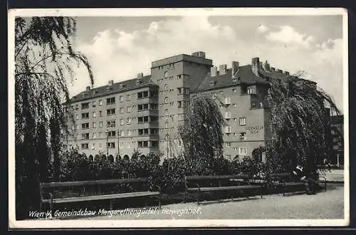 AK Wien, Gemeindebau Margarethenhügel, Herweghof