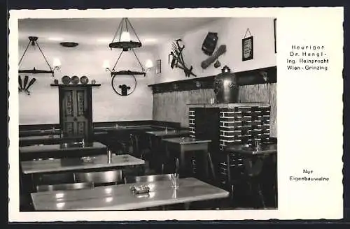 AK Wien, Grinzing, Restaurant Heuriger Dr. Hengl - Ing. Reinprecht