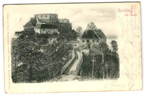 Relief-AK Burg Rechberg bei Gmünd
