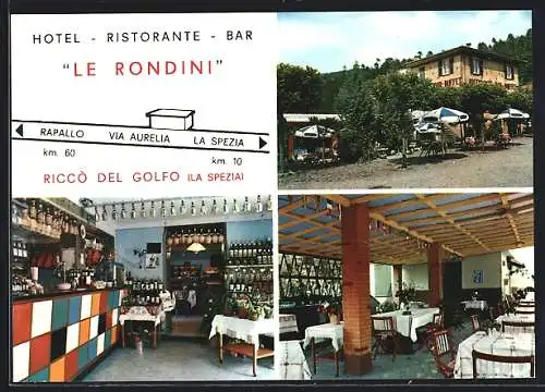 AK Riccò del Golfo /La Spezia, Hotel-Ristorante Le Rondini