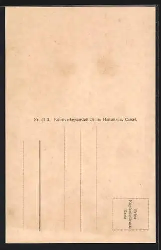 AK Eschwege, Brücke mit altem Gefangenhaus