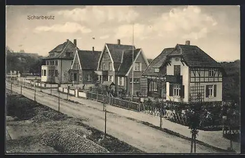 AK Scharbeutz, Strassenpartie mit Wohnhäusern