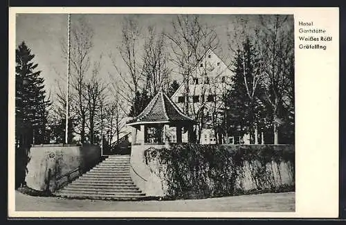 AK Gräfelfing, Hotel-Gasthaus weisses Rössl