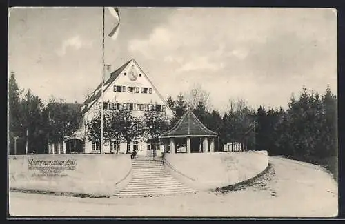 AK Gräfelfing, Gasthof zum weissen Rössl