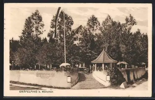 AK Gräfelfing, Gasthof zum Weissen Rössl