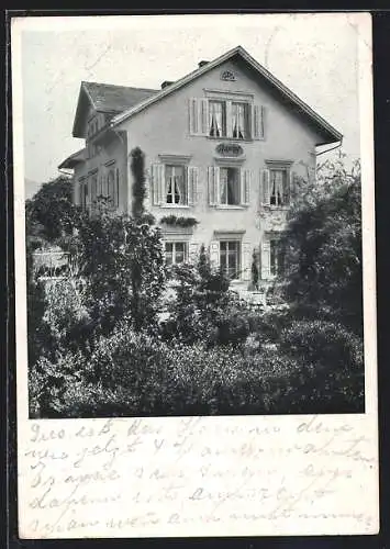 AK Gräfelfing, Villa Rosenhof mit Garten