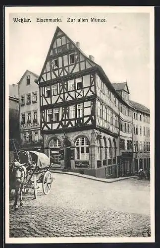 AK Wetzlar, Eisenmarkt, Zur alten Münze