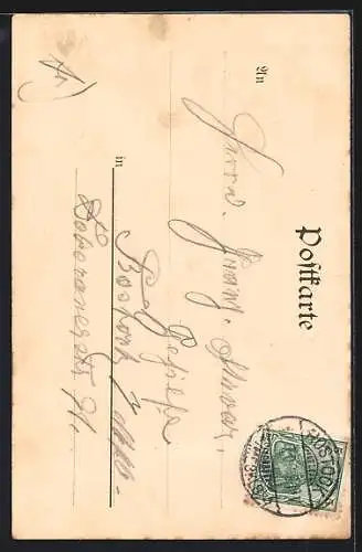 AK Warnemünde, Blick auf den Leuchtturm