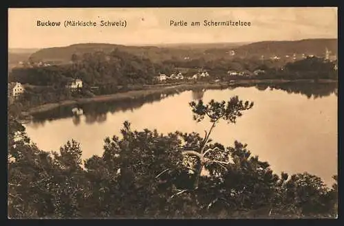 AK Bad Buckow, Partie am Schermützelsee