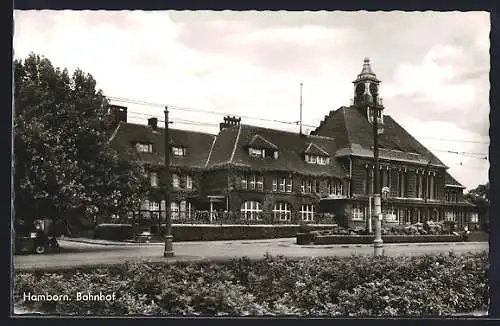 AK Hamborn / Duisburg, Partie am Bahnhof