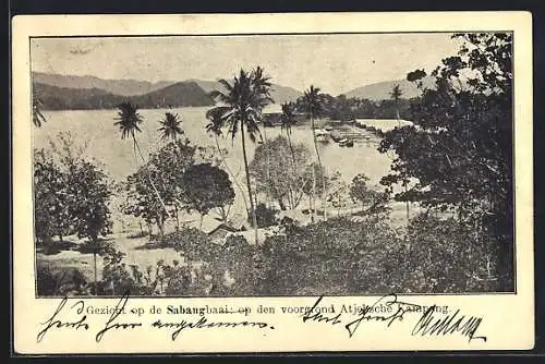 AK Sabang, Gezicht op de Sabangbaai