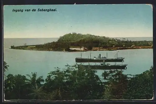 AK Sabang, Ingang van de Sabangbaai