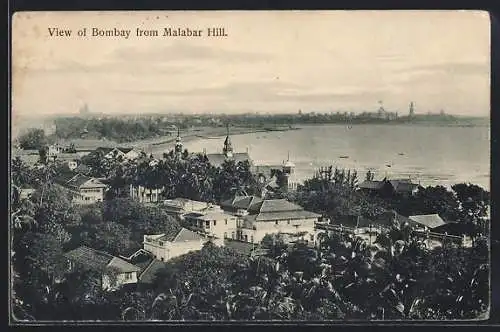 AK Bombay, View from Malabar hill