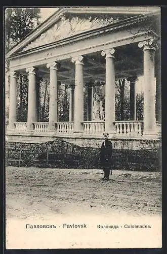 AK Pavlovsk, Colonnades, Säulenhalle