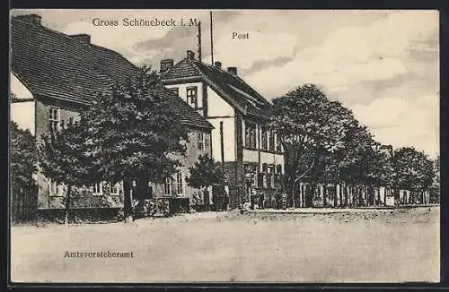 AK Schönebeck / Schorfheide, Amtsvorsteheramt und Post