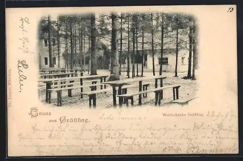 AK Gräflfing, Waldgasthaus Gräflfing
