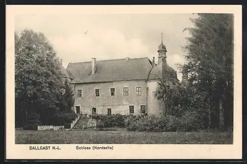 AK Sallgast /N.-L., Schloss Nordseite