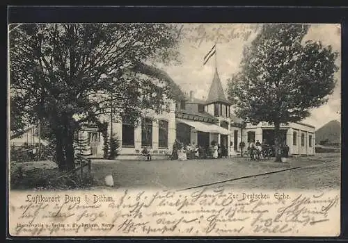 AK Burg i. Dithm., Gasthaus Zur Deutschen Eiche