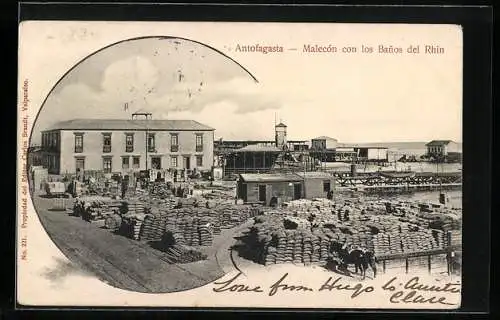 AK Antofagasta, Malecón con los Banos del Rhin