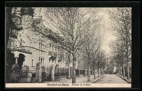 AK Mondorf-les-Bains, Avenue de la Gare
