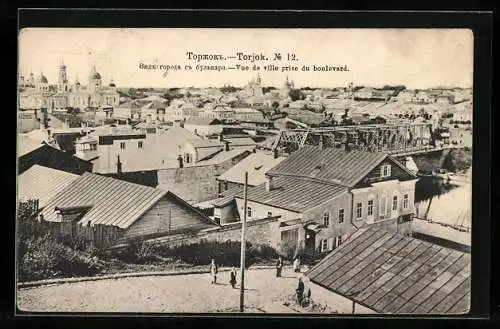 AK Torjok, Vue de ville prise du boulevard