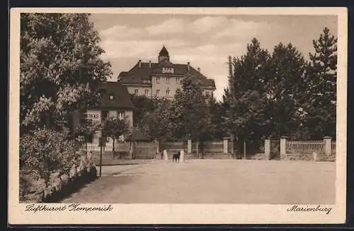 AK Kempenich, Marienburg mit Strassenpartie