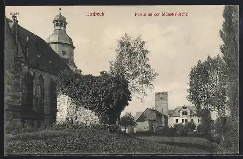 AK Einbeck, Partie an der Münsterkirche