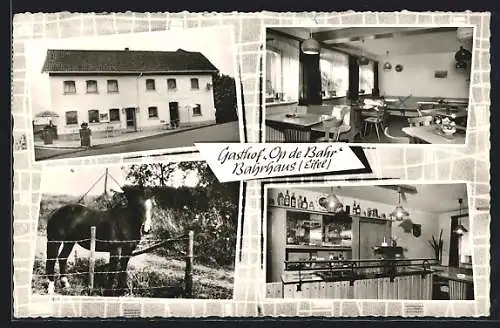 AK Bahrhaus /Eifel, Gasthof Op de Bahr